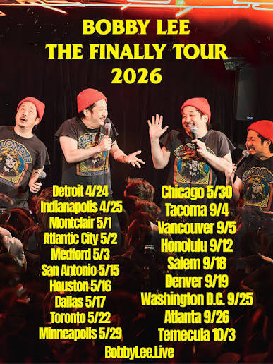 Bobby Lee live tour poster 2026